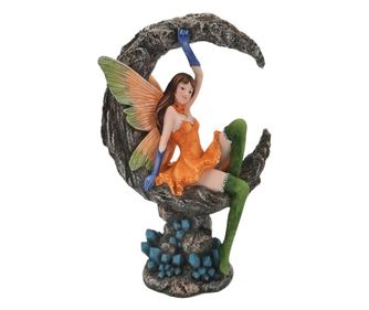 Figurină etnică decorativă ORIGEN Decor Home din rășină pentru colecționari și iubitori de fantezie, înălțime 27 cm