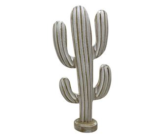 Декоративен дървен кактус за дома, устойчиво растение, идеално за подаръци и интериорна декорация