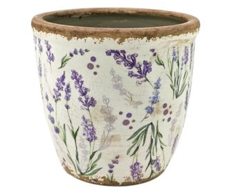 Декоративна керамична саксия за лавандула ORIGEN, идеална за дома, градинска декорация и оригинални подаръци