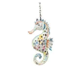 Pandantiv decorativ ORIGEN Decor Home Căluț de mare pentru casă, figură marinar multicoloră ideală pentru stil nautic și decoraț