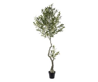 ORIGEN Декор за дома Голямо изкуствено маслиново дърво за вътрешна и външна декорация, идеално за градини, всекидневни и събития