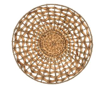 Ornament de perete din zambilă de apă naturală ORIGEN Decor Home, tablou decorativ de 55 cm pentru grădină și spații exterioare