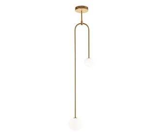 Függesztett mennyezeti lámpa Toolight App964-2Cp Arany - 10X10X135CM