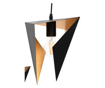 Függesztett mennyezeti lámpa Toolight App253-1Cp Fekete - 23X17,5X23CM