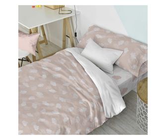 Sada povlečení na přikrývku 2 kusy Nori 135/140x200 cm (Single) Růžová