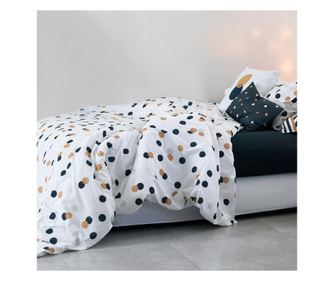 Husă de pilotă Golden dots 135/140x200 cm (Single) Multicolor