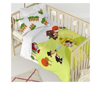 Комплект калъф за завивка 2 части Piggys 115x145 см (Детско легло) Многоцветен