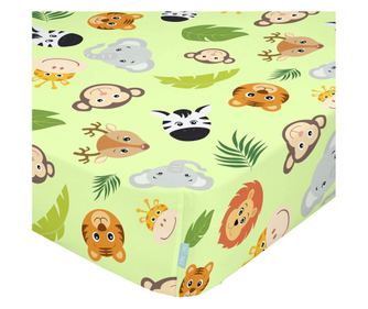 Divlja elastična plahta 70x140x14 cm (Krevetić) Višebojna