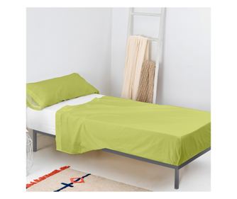 Set de cearșafuri 2 piese Basic 180x270 cm (Single) Verde