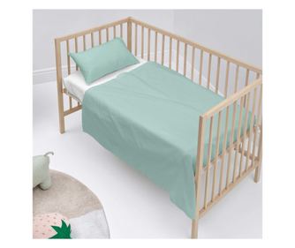 Sada prostěradel 2 kusy Basic 100x130 cm (Postýlka) Máta