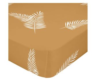 Cearșaf cu elastic Foliage 105x200x32 cm (Single) Multicolor