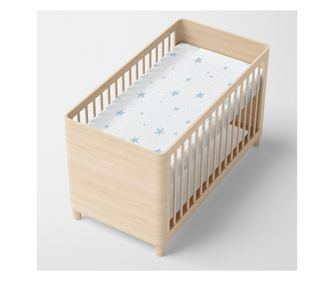 Rjuha z elastiko Little star 70x140x14 cm (Posteljica) Modra