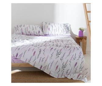 Set de cearșafuri Lavanda 160x270 cm (Single) Multicolor
