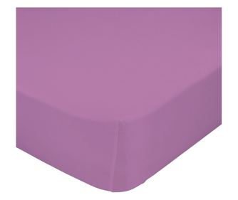 Rjuha z elastiko Basic 90x200x32 cm (Single) Lila