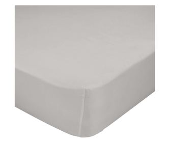 Чаршаф с ластик Basic 90x200x32 см (Единичен) Сив