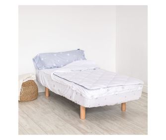 Prevleka za odejo z zadrgo 300 g Basic 105x200 cm (Enojna) Bela
