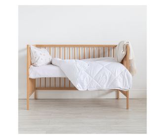 Odeja 4 letni časi polnilo 120 + 250 g Basic 115x145 cm (Otroška postelja) Bela