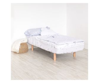 Prevleka za odejo z zadrgo 4 letni časi 120 + 250 gr Basic 105x200 cm (Enojna) Bela