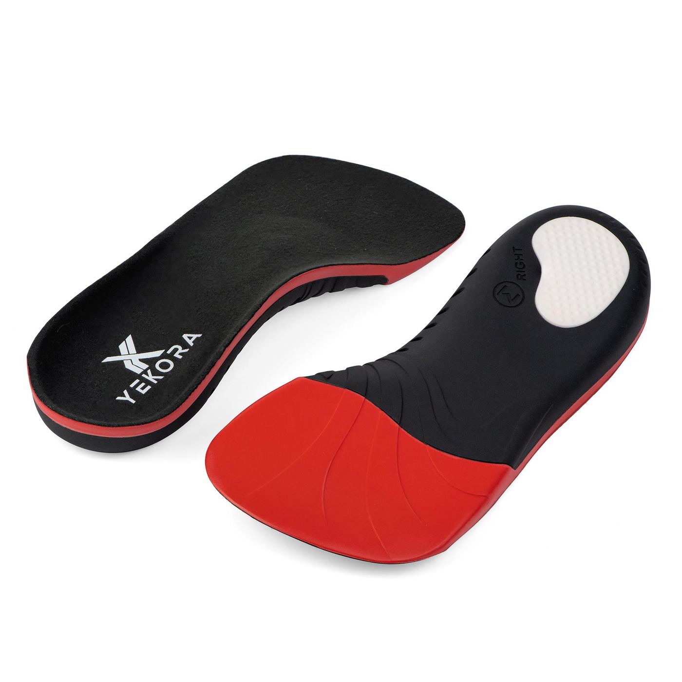 Ortopedski vložki YEKORA Foot Expert 3/4, za ploska stopala, padlo stopalno lok, Velikost  XL/45-47 - 2