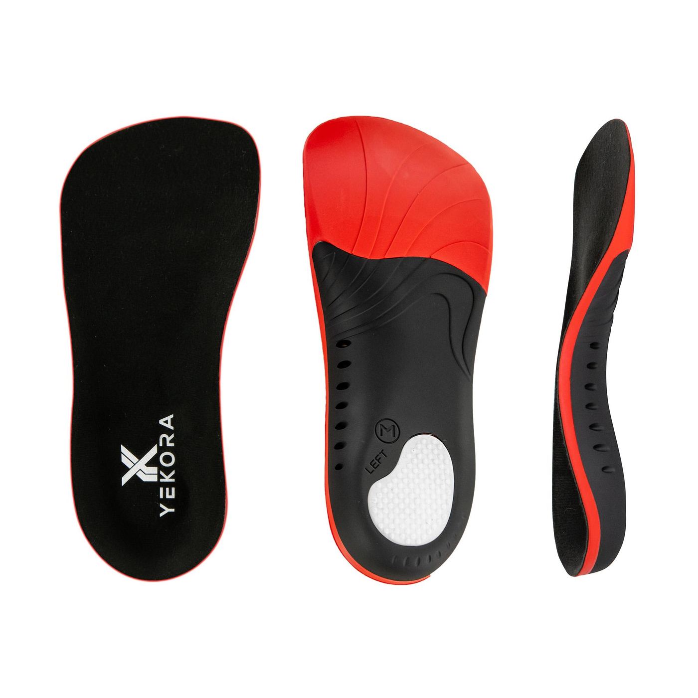Ortopedski vložki YEKORA Foot Expert 3/4, za ploska stopala, padlo stopalno lok, Velikost  XL/45-47 - 4