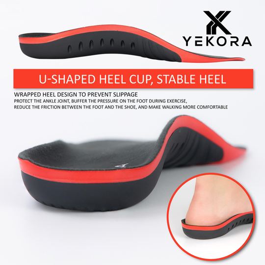 Ortopedski ulošci YEKORA Foot Expert 3/4, za ravna stopala, snižen svod stopala, Veličina  XL/45-47