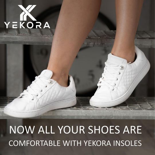 Ortopedski ulošci YEKORA Foot Expert 3/4, za ravna stopala, snižen svod stopala, Veličina  XL/45-47