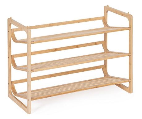 Stojalo za čevlje Cayden iz bambusa 71,5x33x51 cm