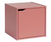 Rózsaszín MDF fa polc Cube 35x35x35 cm