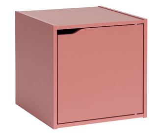 Rózsaszín MDF fa polc Cube 35x35x35 cm