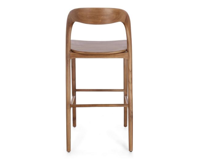 Miley smeđa drvena barska stolica 48x51.5x102 cm