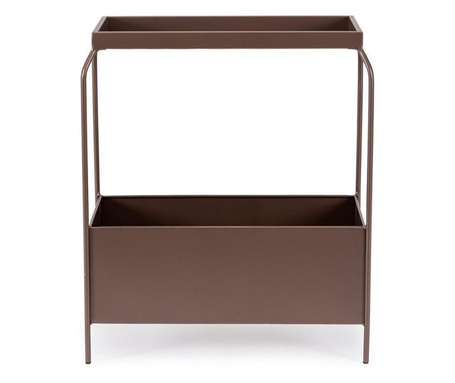 Barna acél polc Godric 51,5x30x60 cm