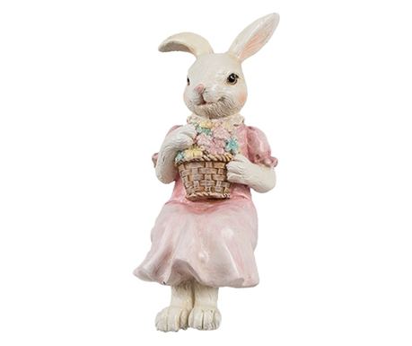 Uskršnji Zec Figurica Polystone Višebojna 7x5x13 cm