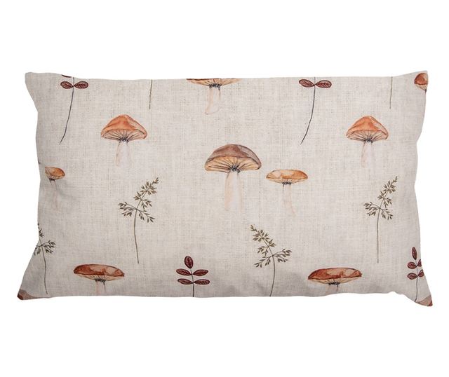 Декоративна калъфка за възглавница в бежово и кафяво 30x50 см