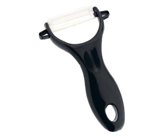 Curatator legume Stellar, plastic/ceramica, negru/alb
