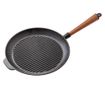 Tigaie grill Stellar, fonta, 28x3 cm, negru