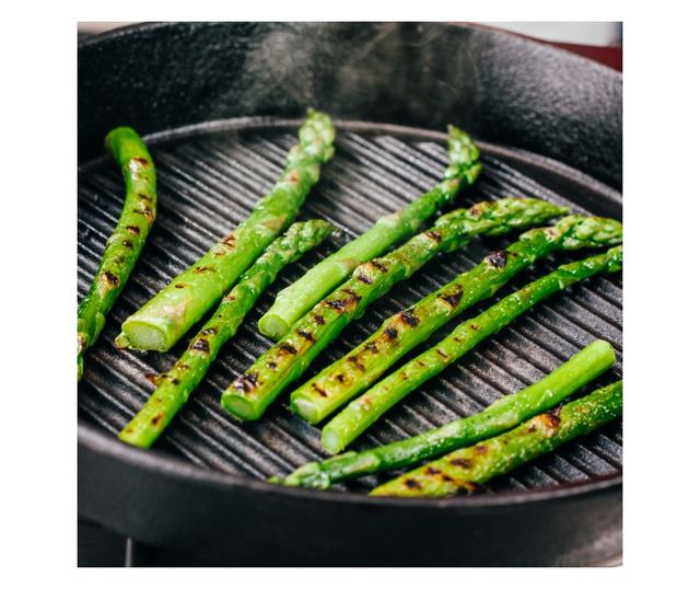 Tigaie grill Stellar, fonta, 28x3 cm, negru