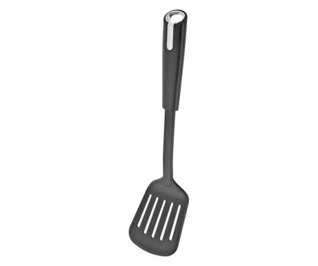 Spatula perforata Judge-Satin Tools, plastic/nailon, 33x8.2x6 cm, negru