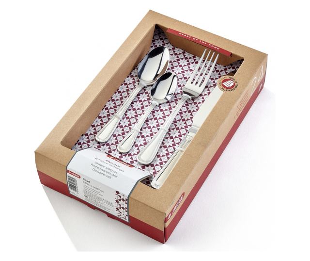 Set tacamuri Judge-Bead, otel inoxidabil, argintiu
