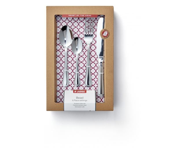 Set tacamuri Judge-Bead, otel inoxidabil, argintiu