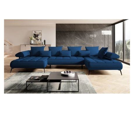 Coltar SELEDO XL, personalizabil materiale gama Premium, 385x224/193x70/88 cm, reglaj electric