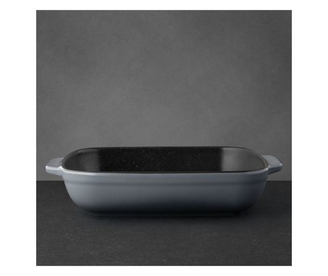 BergHOFF-Gem sütőedény, 28,x24,5x5,5 cm, kerámia, fekete