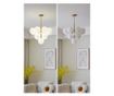 RFAN Chandelier, Model 5071-13, with Lampshades, 13 X E27, Gold/White