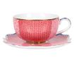 Šalica za espresso s tanjurićem, kolekcija Royal Multi, Pink, 125ml, Pip Studio.