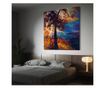 Tablou Canvas Premium LuxCanva® C1001, Copac La Rasarit , Living, Scara, Frunze, Cer, Dormitor, Culori Vibrante - 50 X 50