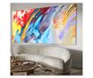 Tablou Canvas Premium LuxCanva® A1223, Multicolor , Decorativ, Dormitor, Colorat, Abstract, Albastru, Living, Culori Vibrante -
