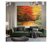 Tablou Canvas Premium LuxCanva® A1254, Drumul Din Padure , Decorativ, Living, Toamna, Copac, Frunze, Alee, Padure, Dormitor, Cul
