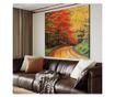 Tablou Canvas Premium LuxCanva® A1254, Drumul Din Padure , Decorativ, Living, Toamna, Copac, Frunze, Alee, Padure, Dormitor, Cul
