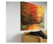 Tablou Canvas Premium LuxCanva® A1254, Drumul Din Padure , Decorativ, Living, Toamna, Copac, Frunze, Alee, Padure, Dormitor, Cul