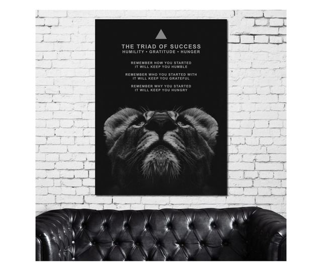 Tablou Canvas Premium LuxCanva® F1022, Drumul Spre Maretie - 75 X 100