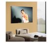 Tablou Canvas Premium LuxCanva® C1102, The King Freddie , Culori, Fluture, Living Room, Bar, Relaxare, Culori Vibrante - 65 X 1